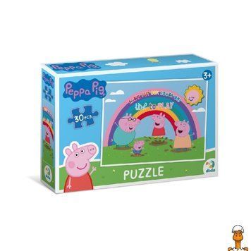 Мамалюк - Дитячий пазл Peppa Pig: Гра у калюжах 200303 30 елементів DoDo Toys DoDo Toys RT2-200303