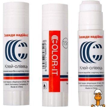 Мамалюк - Канцелярський сухий клей 15 грам COLOR-IT COLOR-IT RT2-1015-CIT