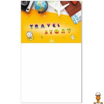 Мамалюк - Блокнот на магніті 30 аркушів Travel story Відпустка Jumbi Jumbi RT2-KT30072104