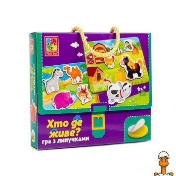 Мамалюк - Дитяча настільна гра Хто де живе Vladi Toys Vladi Toys RT2-VT1302-26