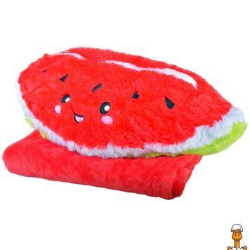 Мамалюк - Мягкая игрушка арбуз с пледом 80х120 см 25 см A-Toys A-Toys RT2-MP04