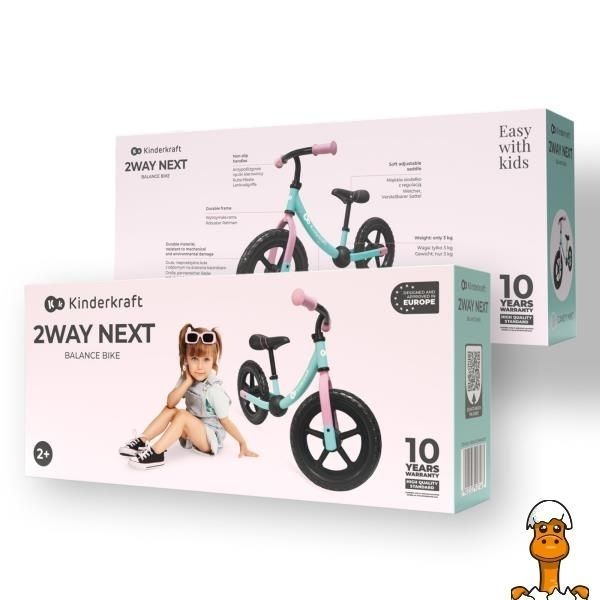 Мамалюк - Беговел Kinderkraft 2Way Next Candy Mint (KR2WAY25MIN0000) Kinderkraft A4-KR2WAY25MIN0000