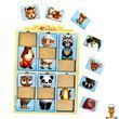 Дерев'яний пазл-вкладанка 6 тварин Ubumblebees