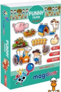 Мамалюк - Детский набор магнитов Веселая ферма Magdum Magdum RT2-ML4031-10-EN