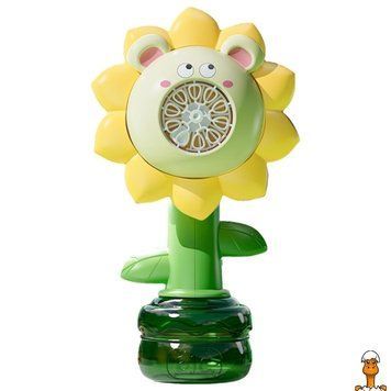Мамалюк - Мыльные пузыри Flower Bubble Machine BJC-5A(Bear-Yellow) со светом Bambi Bambi RT2-BJC-5A-BEAR-YELLOW