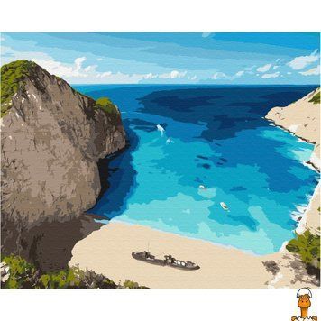 Мамалюк - Картина за номерами Блакитна лагуна 40х50 см Brushme Brushme RT2-BS52632
