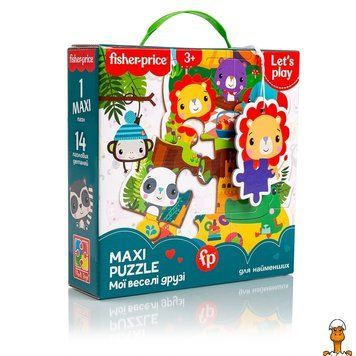 Мамалюк - Дитячі максі пазли Мої веселі друзі Vladi Toys Vladi Toys RT2-VT1711-10