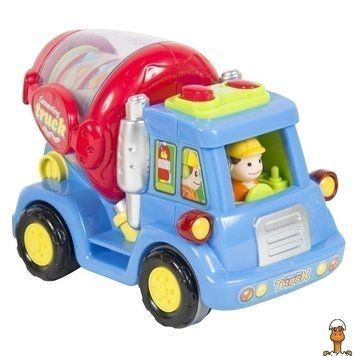 Мамалюк - Дитяча іграшкова машинка спецтехніка бетономішалка Limo Toy Limo Toy RT2-386-B