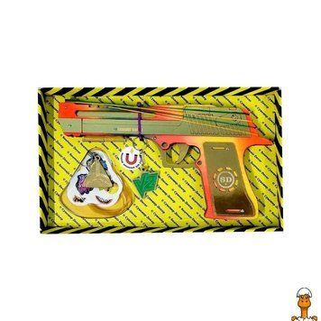 Мамалюк - Дерев'яна модель резинкостріл Desert Eagle Ultra для складання Сувенір-декор Сувенир-декор RT2-DE-U-B