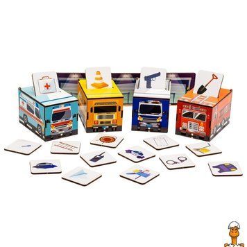 Мамалюк - Дитячий сортер Монтессорі машинки PuzzleOK PuzzleOK RT2-PUZ-87873