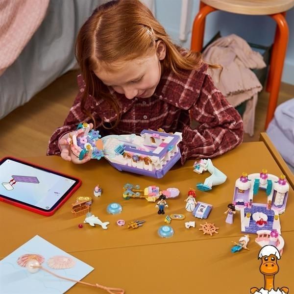 Мамалюк - Конструктор LEGO&reg; Disney Принцесса Королевская свадебная лодка Ариэль 519 деталей (43299) LEGO A4-43299