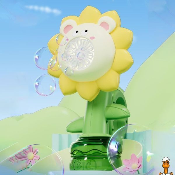 Мамалюк - Машинка для мильних бульбашок зі світлом Bambi Bambi RT2-BJC-5A-BEAR-YELLOW