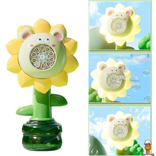 Мамалюк - Машинка для мильних бульбашок зі світлом Bambi Bambi RT2-BJC-5A-BEAR-YELLOW