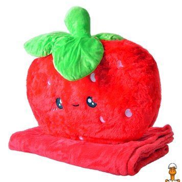 Мамалюк - Игрушка мягкая плюс плед 40 см клубника плед 80х120 см A-Toys A-Toys RT2-MP08