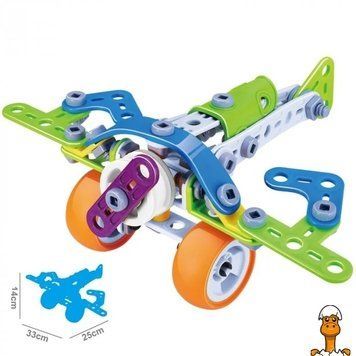 Мамалюк - Детский конструктор Build&Play Самолет 73 элемента HANYE HANYE RT2-J-7706