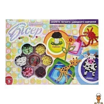 Мамалюк - Набор для творчества с крупным бисером Жираф Danko Toys Danko Toys RT2-Б6-3