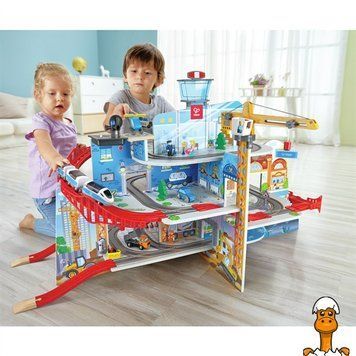 Мамалюк - Іграшкова залізниця Hape Місто (E3768) Hape A4-E3768