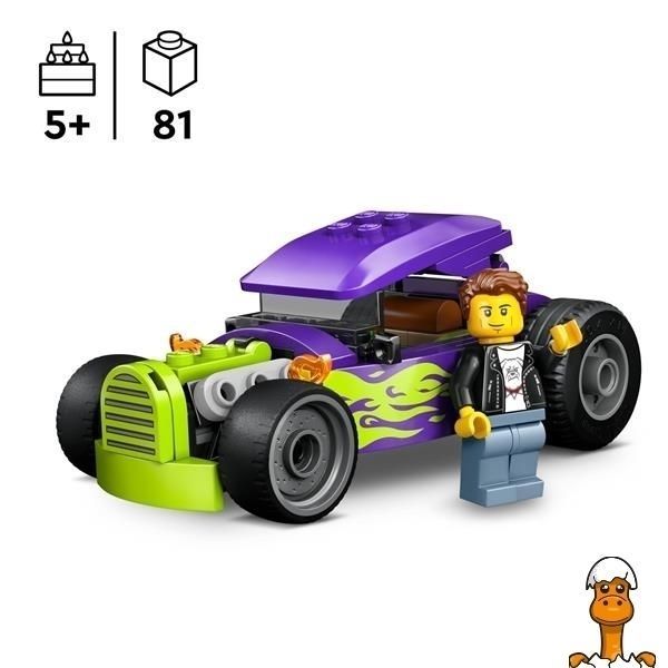 Мамалюк - Конструктор LEGO City Хотрод 81 Деталь (60485) LEGO A4-60485