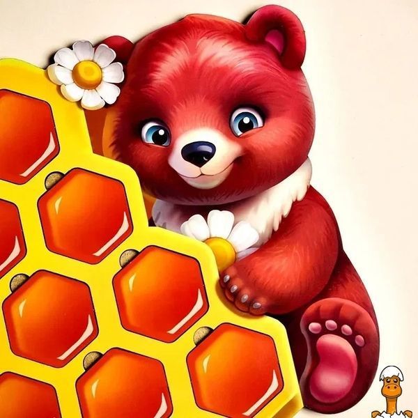Мамалюк - Пазл сортер детский Мемори соты Ubumblebees Ubumblebees RT2-PSD277