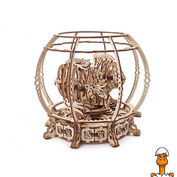 Мамалюк - Деревянный механический 3D конструктор Ugears Аквариум (70155) Ugears A4-70155