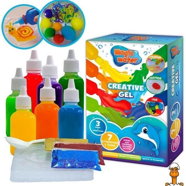 Мамалюк - Дитячий набір для творчості з чарівним гелем Magic Water Bambi Bambi RT2-MV6031-03