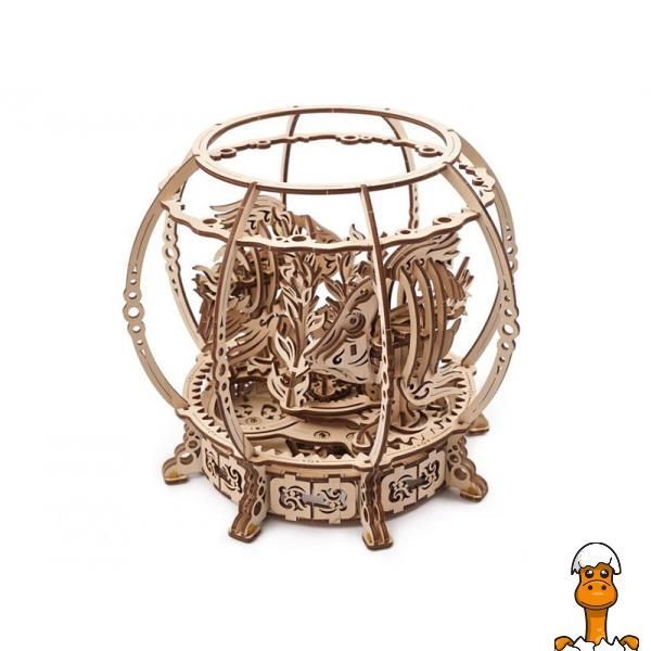 Мамалюк - Деревянный механический 3D конструктор Ugears Аквариум (70155) Ugears A4-70155