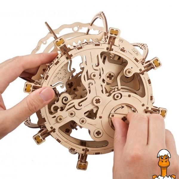 Мамалюк - Деревянный механический 3D конструктор Ugears Аквариум (70155) Ugears A4-70155