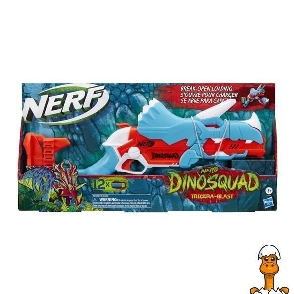 Мамалюк - Бластер Nerf DinoSquad Тricera-Blast 12 патронов (F0803) Nerf A4-F0803