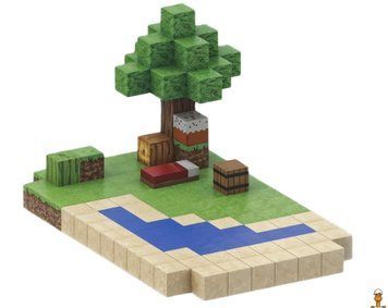 Мамалюк - Магнітний конструктор Майнкрафт Пляж з 128 блоків Mindcraft Mindcraft M5-MC-057