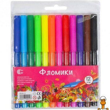 Мамалюк - Набір дитячих фломастерів 12 штук COLOR-IT COLOR-IT RT2-CR550-12-2