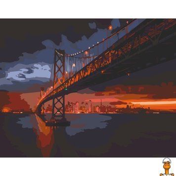 Мамалюк - Картина за номерами Golden Gate Bridge 40х50 см Art Craft Art Craft RT2-11003-AC
