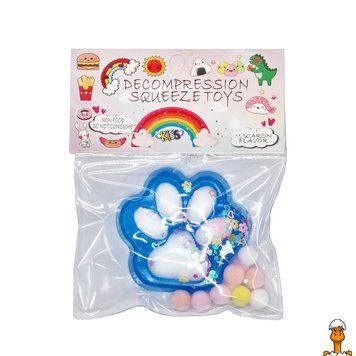 Мамалюк - Антистрес Сквіш М'які котячі лапки Bambi SKL-102(Blue) Bambi RT2-SKL-102-BLUE