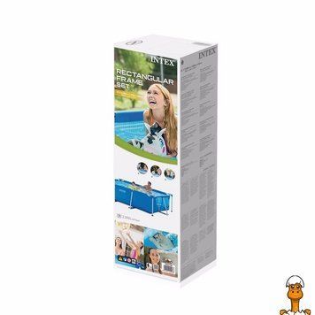 Мамалюк - Детский каркасный бассейн прямоугольный 260х160х65 см Intex Intex RT2-28271