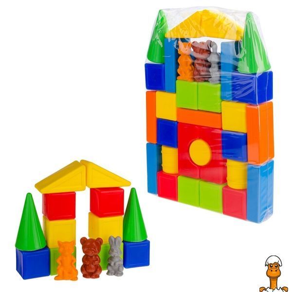 Мамалюк - Конструктор Теремок 32 деталі Colorplast Colorplast RT2-1-065
