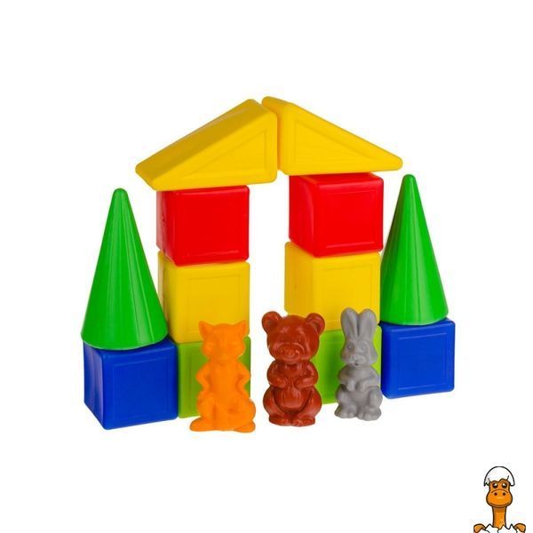 Мамалюк - Конструктор Теремок 32 деталі Colorplast Colorplast RT2-1-065