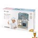 Мамалюк - Детская кухня PolarB из дерева с посудой голубой (44047) PolarB A4-44047 фото 2