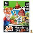 Магнитная игра для детей Ферма 32 магнита и магнитная доска Qbee