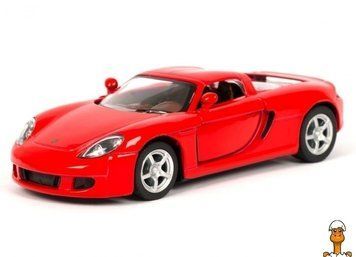 Мамалюк - Колекційна інерційна машинка Porsche Carrera GT червона Kinsmart Kinsmart RT2-KT5081W-RED