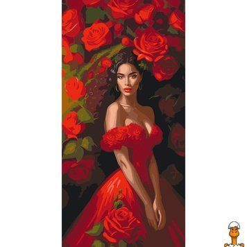 Мамалюк - Картина за номерами 40х80 см Спокуса в червоному Art Craft Art Craft RT2-10145-AC