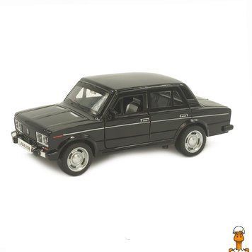 Мамалюк - Инерционная машинка ВАЗ 2106 черная АвтоПром автопром RT2-7642-BLACK