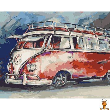 Мамалюк - Картина за номерами Легендарне авто 40х50 см Art Craft Art Craft RT2-12500-AC