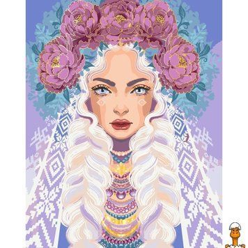 Мамалюк - Картина по номерам Госпожа Пион 40х50 см Art Craft Art Craft RT2-10127-AC
