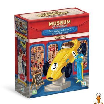 Мамалюк - Дитячий виммельпазл Музей транспорту 150 елементів DoDo Toys DoDo Toys RT2-300640