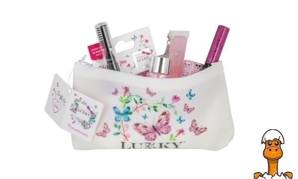 Мамалюк - Косметичка на блискавці матова біла 20х10 см,марки &laquo;Lukky&raquo; (T18079) Lukky A4-T18079