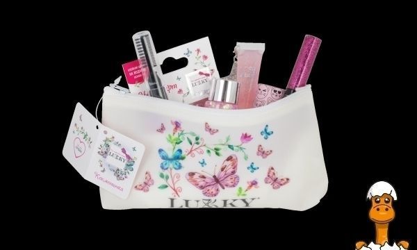 Мамалюк - Косметичка на блискавці матова біла 20х10 см,марки &laquo;Lukky&raquo; (T18079) Lukky A4-T18079
