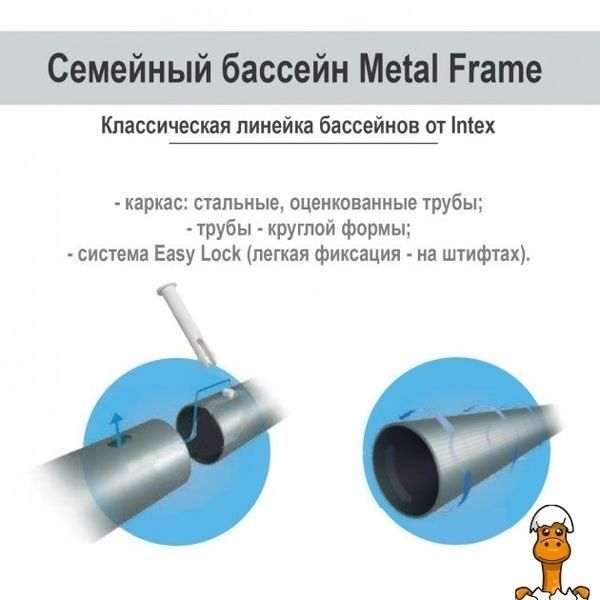 Мамалюк - Басейн каркасний 305х76 см 4485 л Intex Intex RT2-26702