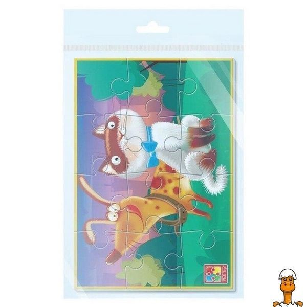 Мамалюк - Мягкие детские пазлы развивающие Котик и собачка A5 Vladi Toys Vladi Toys RT2-VT1104-20