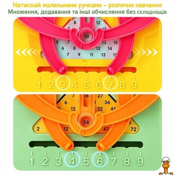Мамалюк - Развивающая математическая игра Arithmetic box оранжевый Bambi Bambi RT2-M9G-ORANGE