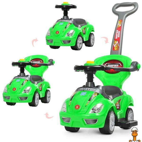 Мамалюк - Каталка-толокар Bambi M 4205-5 Зеленый Bambi RT2-M-4205-5