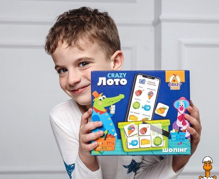 Мамалюк - Настільна гра для дітей Crazy Лото українською мовою Vladi Toys Vladi Toys RT2-VT8055-09